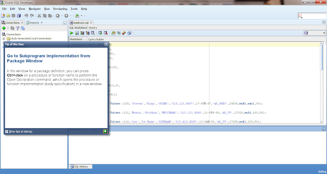 Oracle SQL Developer