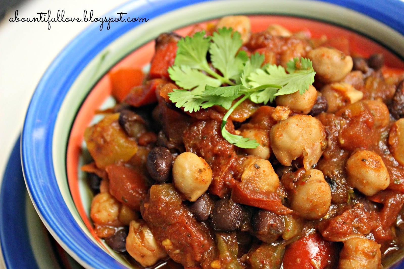 Slow Cooker Garbanzo Chili A Bountiful Love