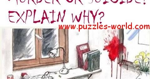 Is This Murder Or Suicide ? | Whatsapp Puzzles world, Quiz, Games