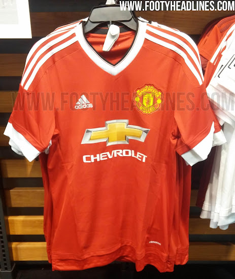 Adidas Manchester United 15-16 Kit Already on Sale in the USA - Footy ...