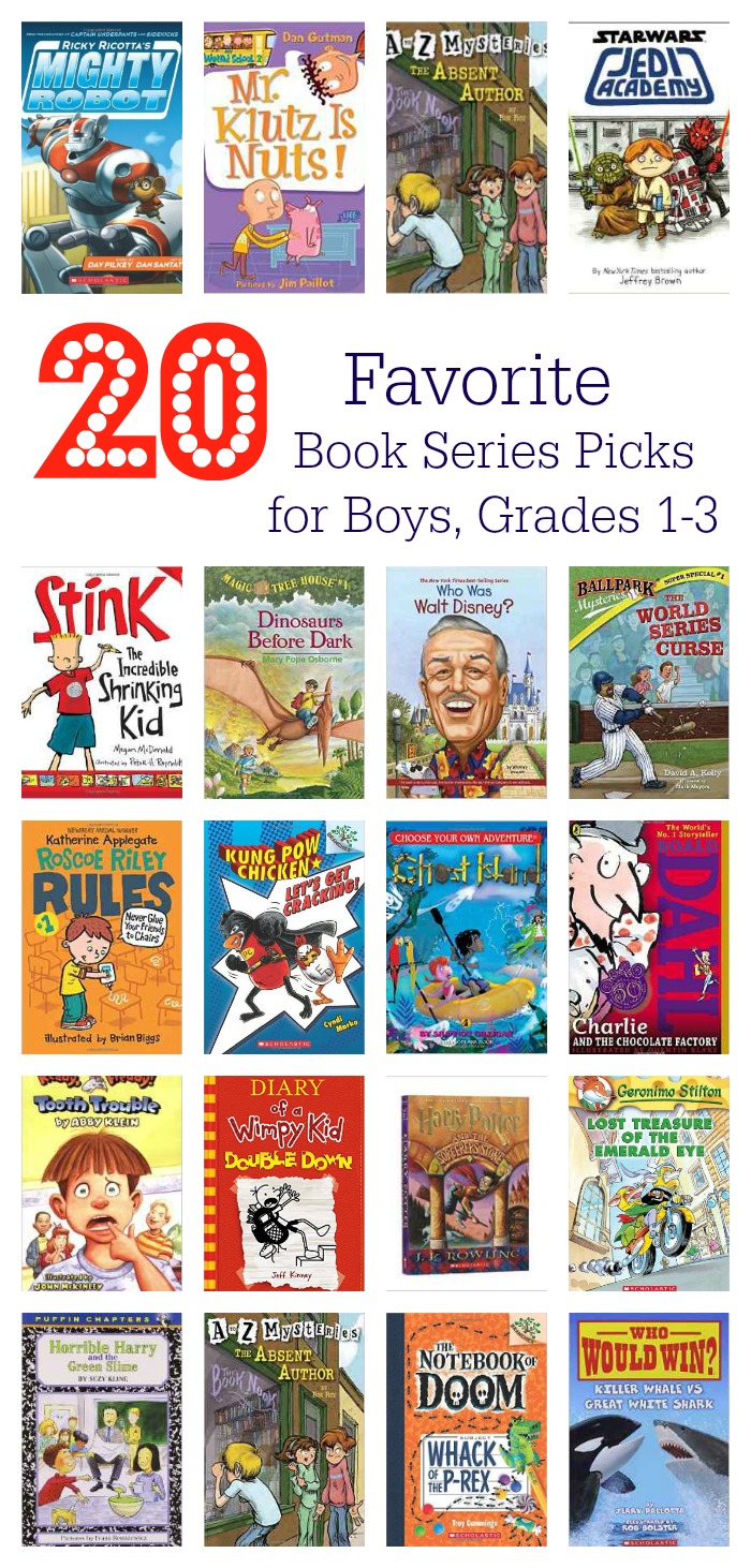 20 Book Series Recommendations For Boys Grades 1 3 The Chirping Moms
