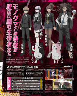 Nuevos personajes para el anime "Danganronpa 3: The End of Hope’s Peak Academy"