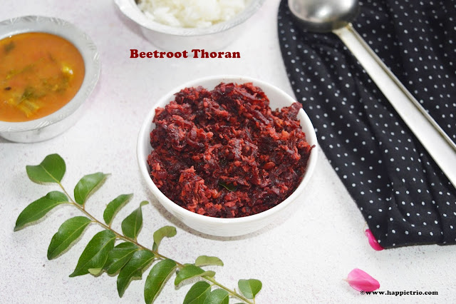 Beetroot Thoran Recipe