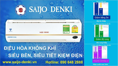 Điều hòa Saijo Denki siêu bền không hỏng vặt Điều hòa Saijo Denki siêu bền không hỏng vặt