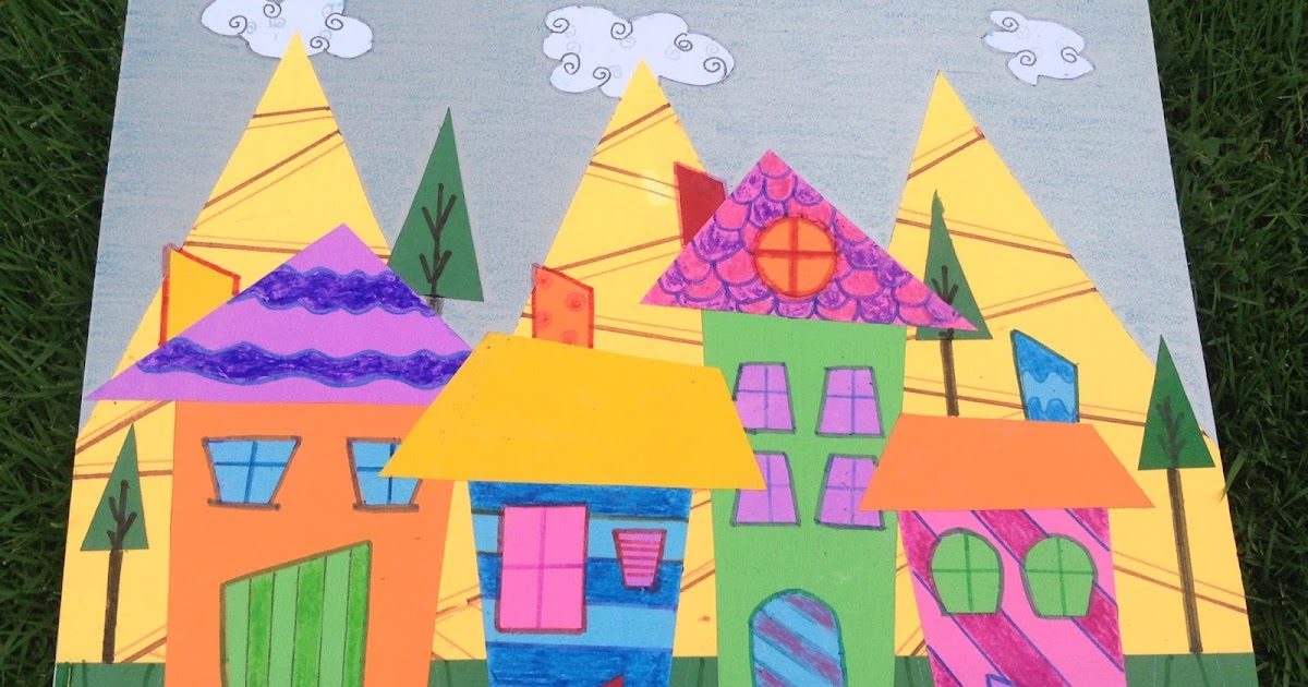 Paper House Collage / House Craft