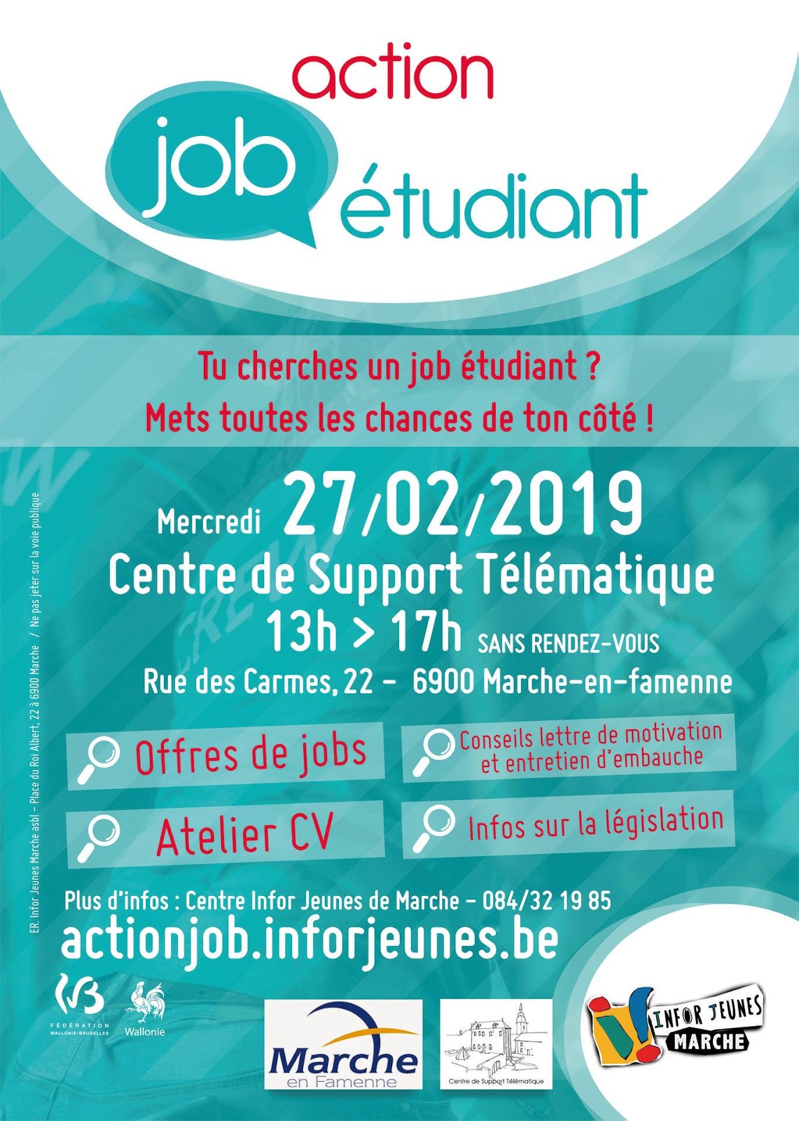 Les infos du NordLuxembourg l'action Job Etudiant Rendezvous le