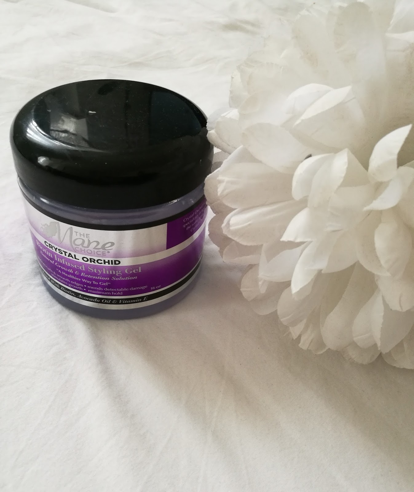 MANECHOICE CRYSTAL ORCHID BIOTIN INFUSED STYLING GEL REVIEW Natures