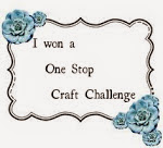 I won One Stop Crafts Challenge