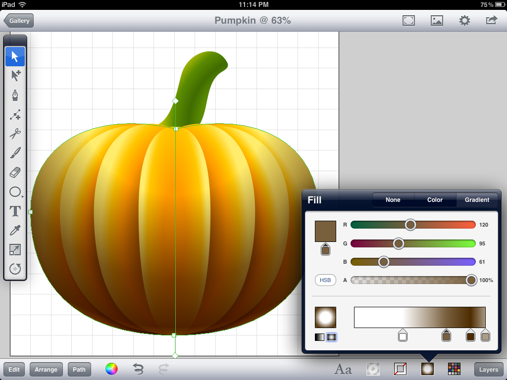 DigitalDrawer: Draw a Pumpkin