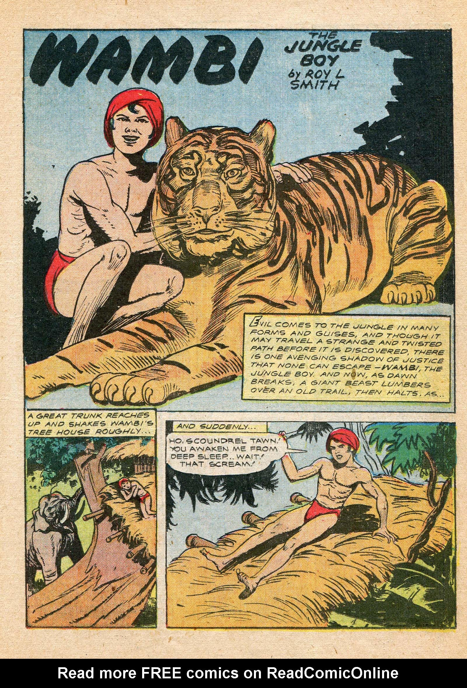 Read online Wambi Jungle Boy comic -  Issue #7 - 17