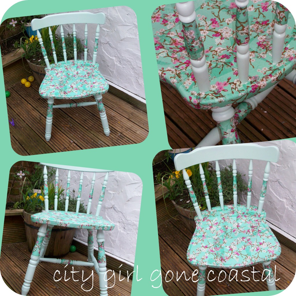 68 DECOUPAGE CHAIR TUTORIAL