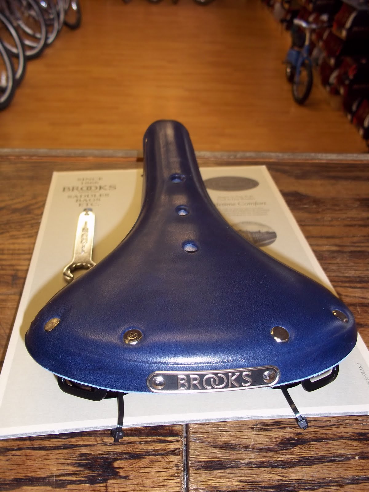 Piedmont Velo Sports Brooks B17 Electric Blue!