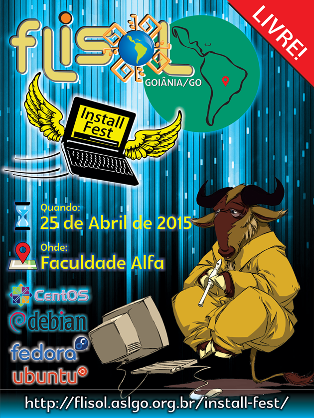 Vem aí mais um Festival Latinoamericano de Instalação de Software Livre - FLISoL