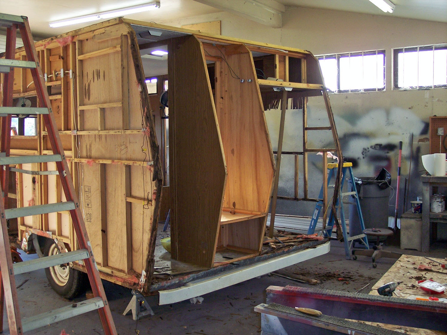 Adventures in Vintage Travel Trailer Remodel