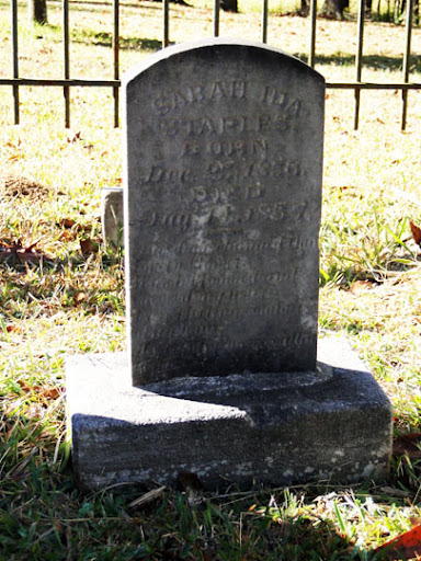 Reflections From the Fence: Tombstone Tuesday :: Drane Cemetery, French ...