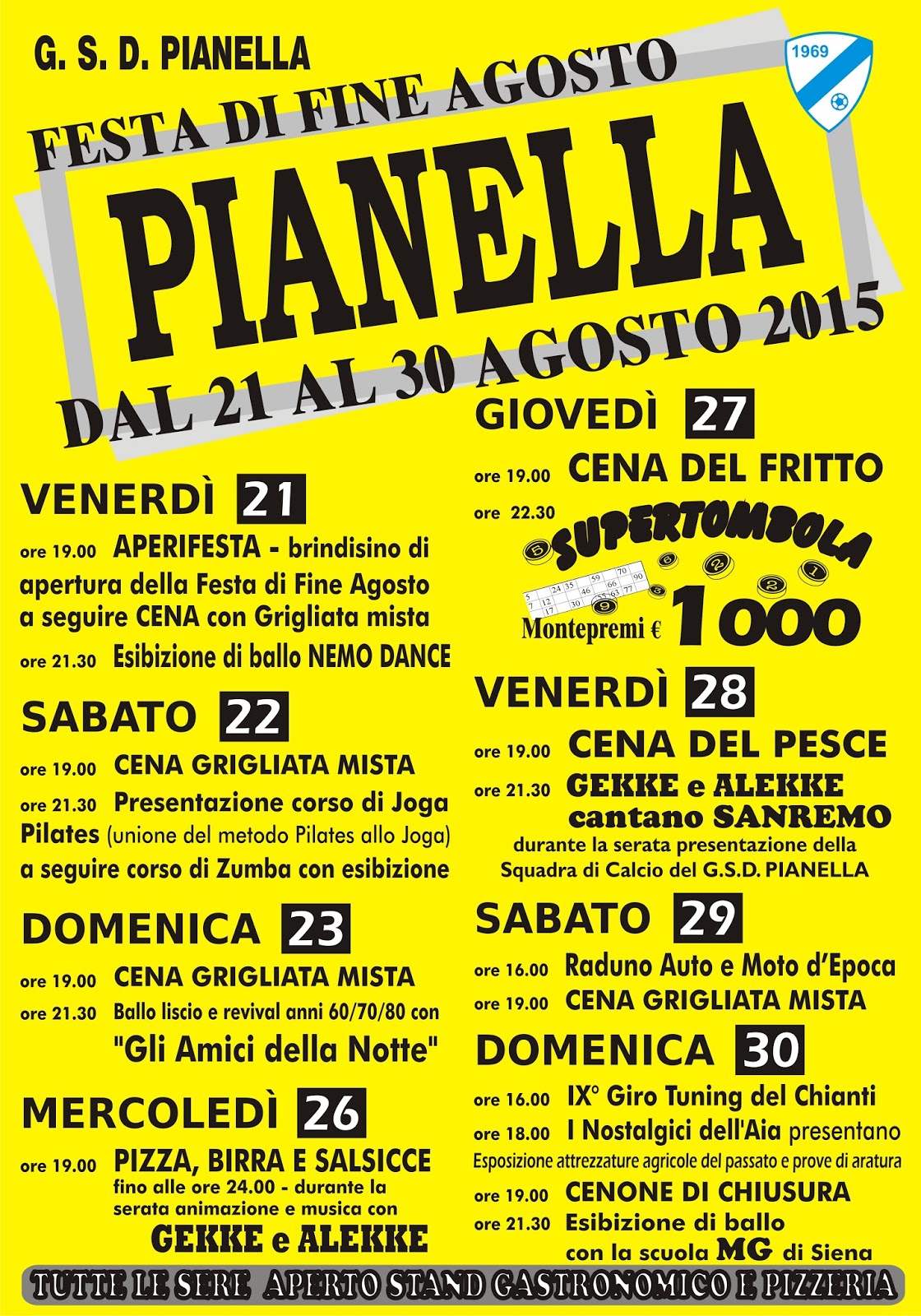 Turismo Castelnuovo Berardenga Festa di fine