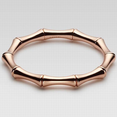 Solid gold 9999 bamboo joint pulling type bracelet Clearance