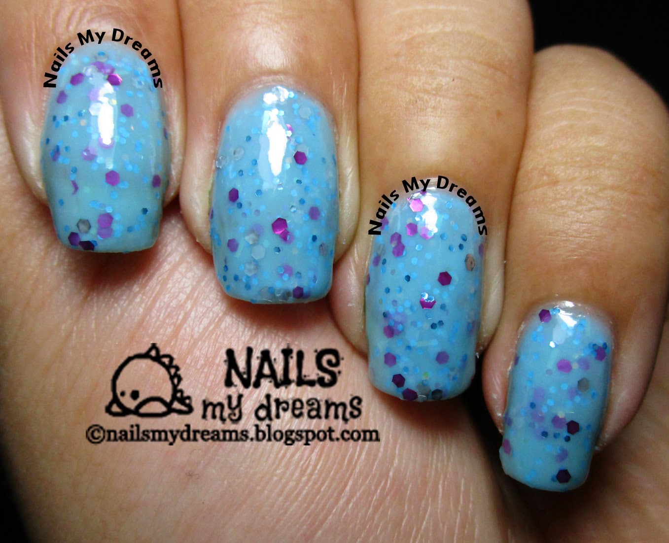 Nails My Dreams Cutex Sky Fondant Swatches!...