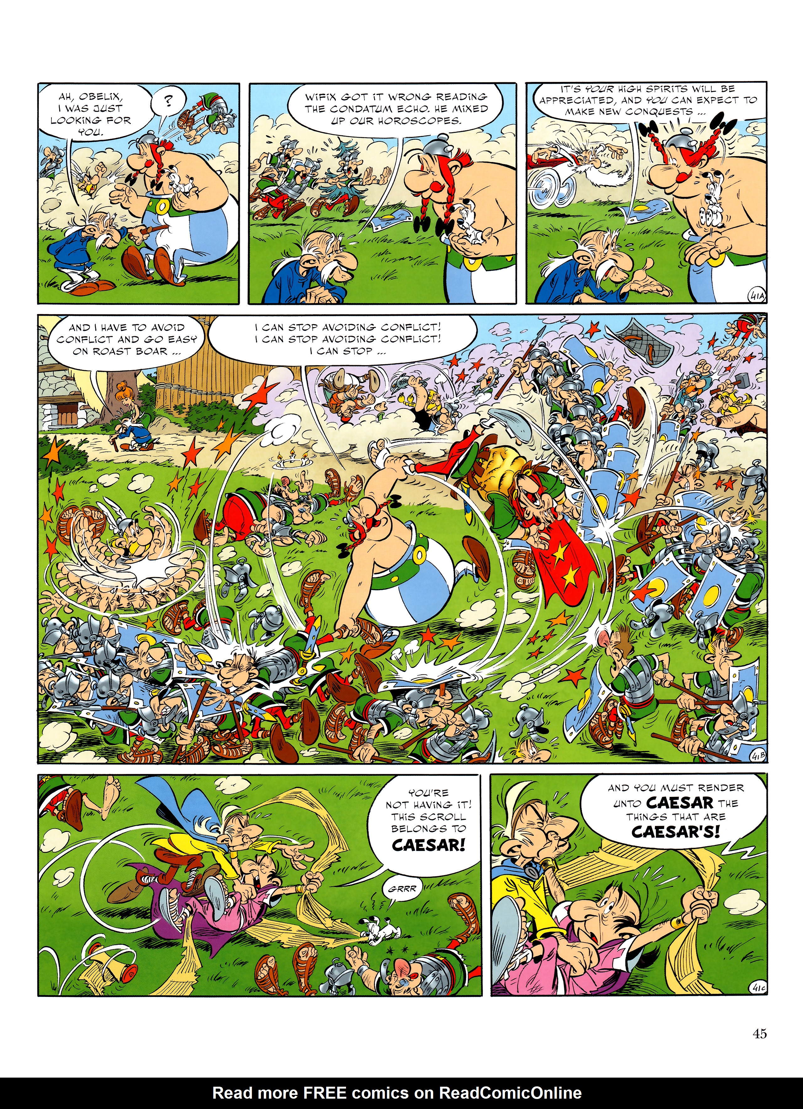 Read online Asterix comic -  Issue #36 - 46