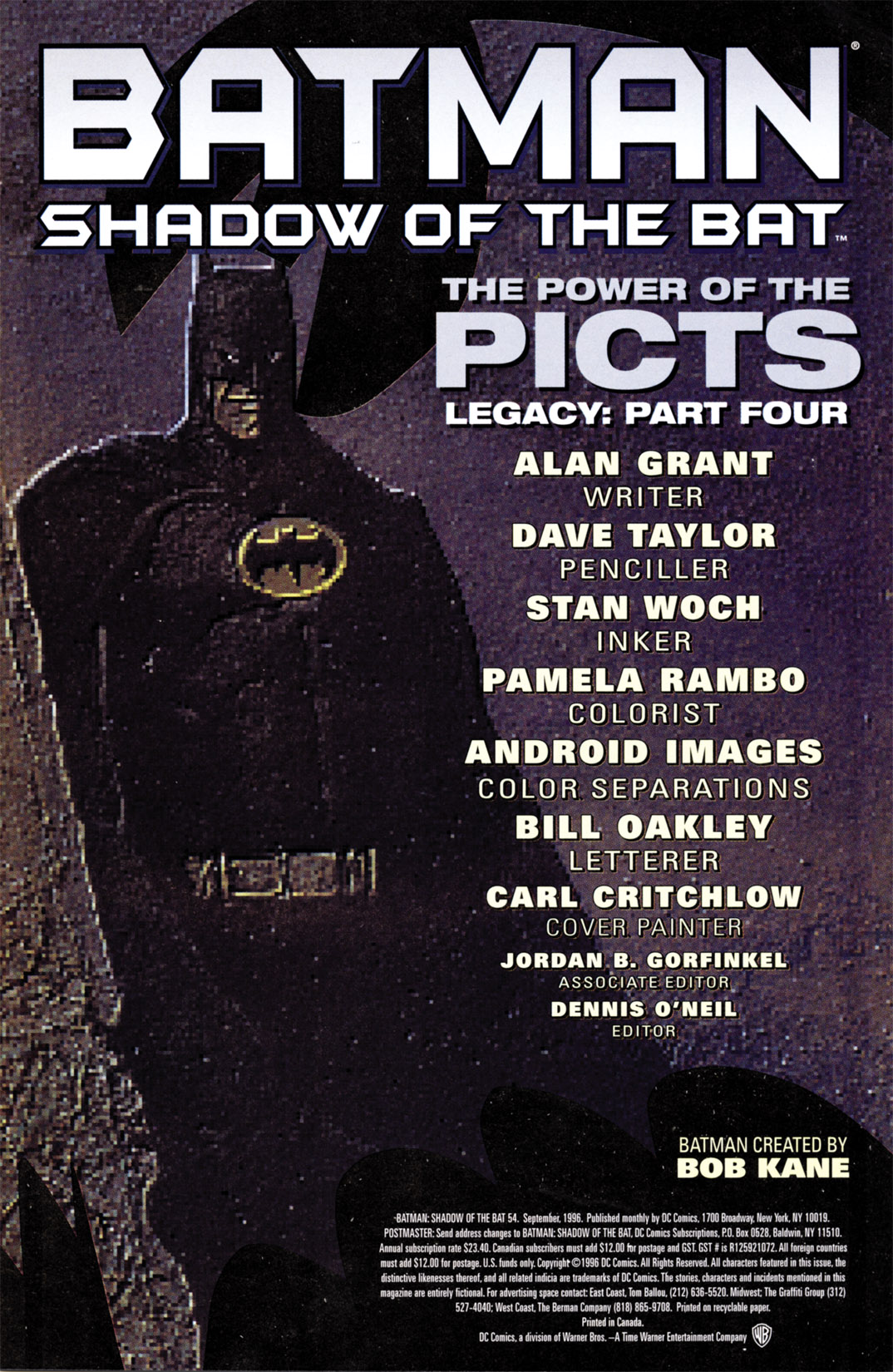 Read online Batman: Shadow of the Bat comic -  Issue #54 - 2