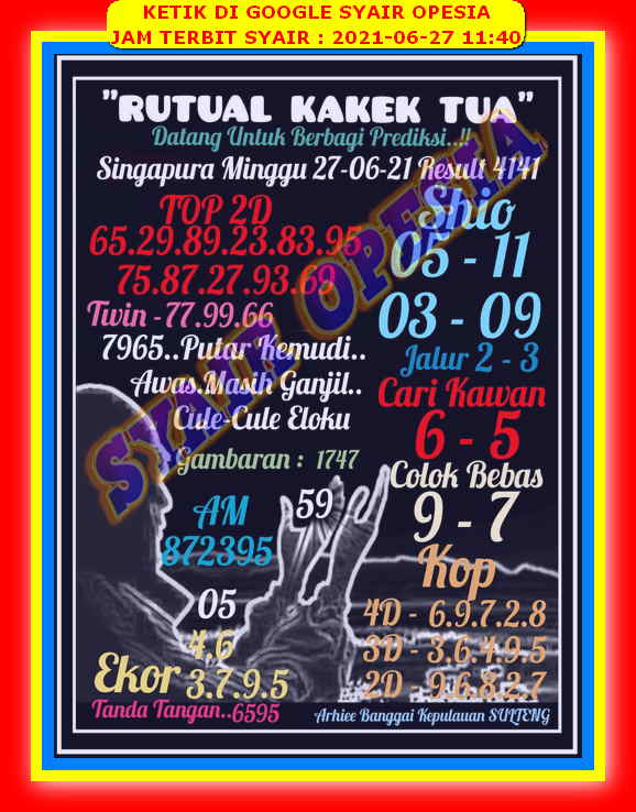 Syair Opesia Sgp Minggu 27 Juni 2021 Syair Mantapp Syair Opesia Sgp Minggu 27 Juni 2021 Syair Mantapp