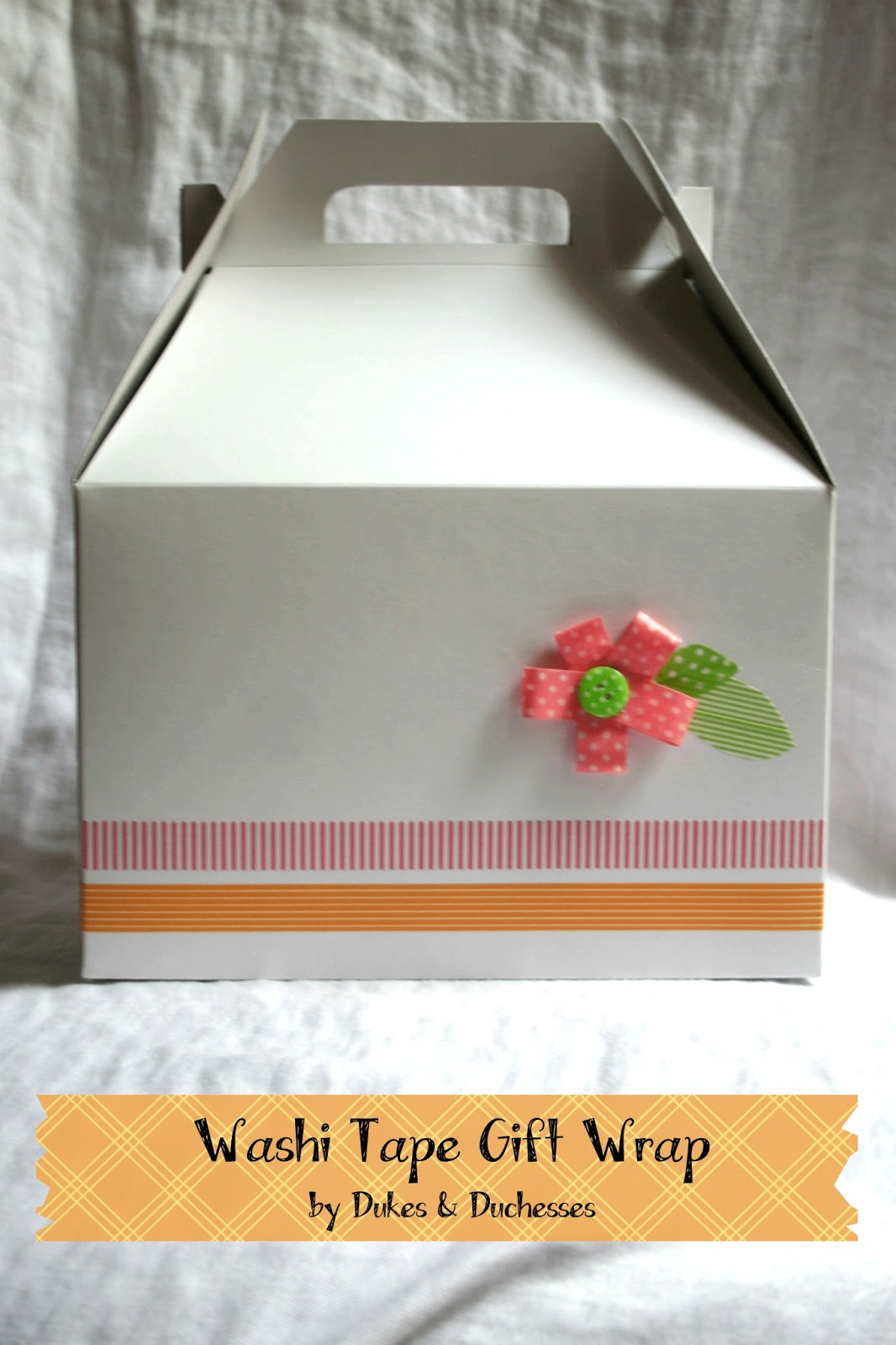 Five fabulous washi tape gift wrap ideas
