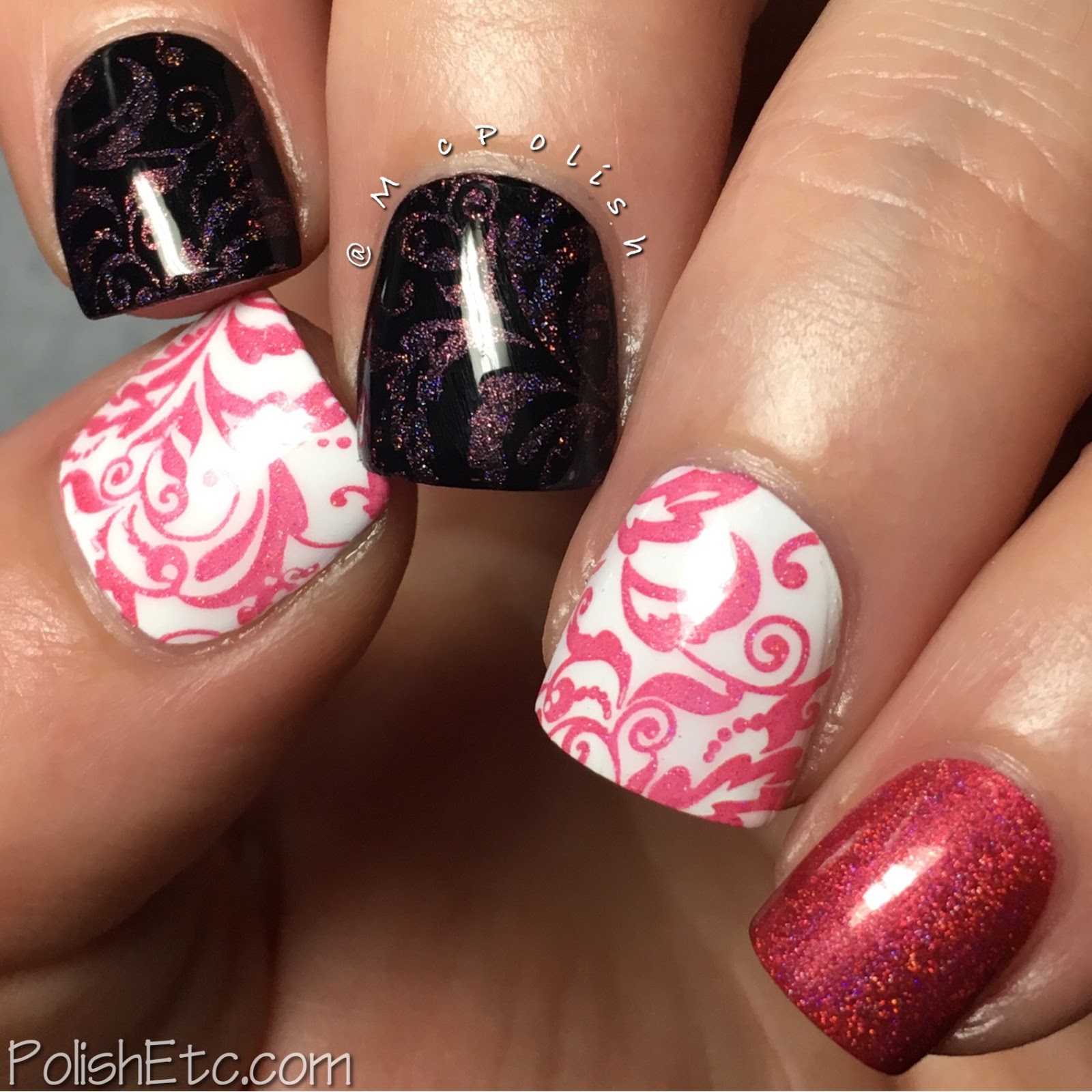 Celestial Cosmetics stamping polishes for Color4Nails - McPolish - Poppy