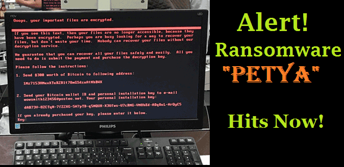 Now New Ransomware 'PETYA' Hits Europe Badly - Hackers Online Club (HOC)
