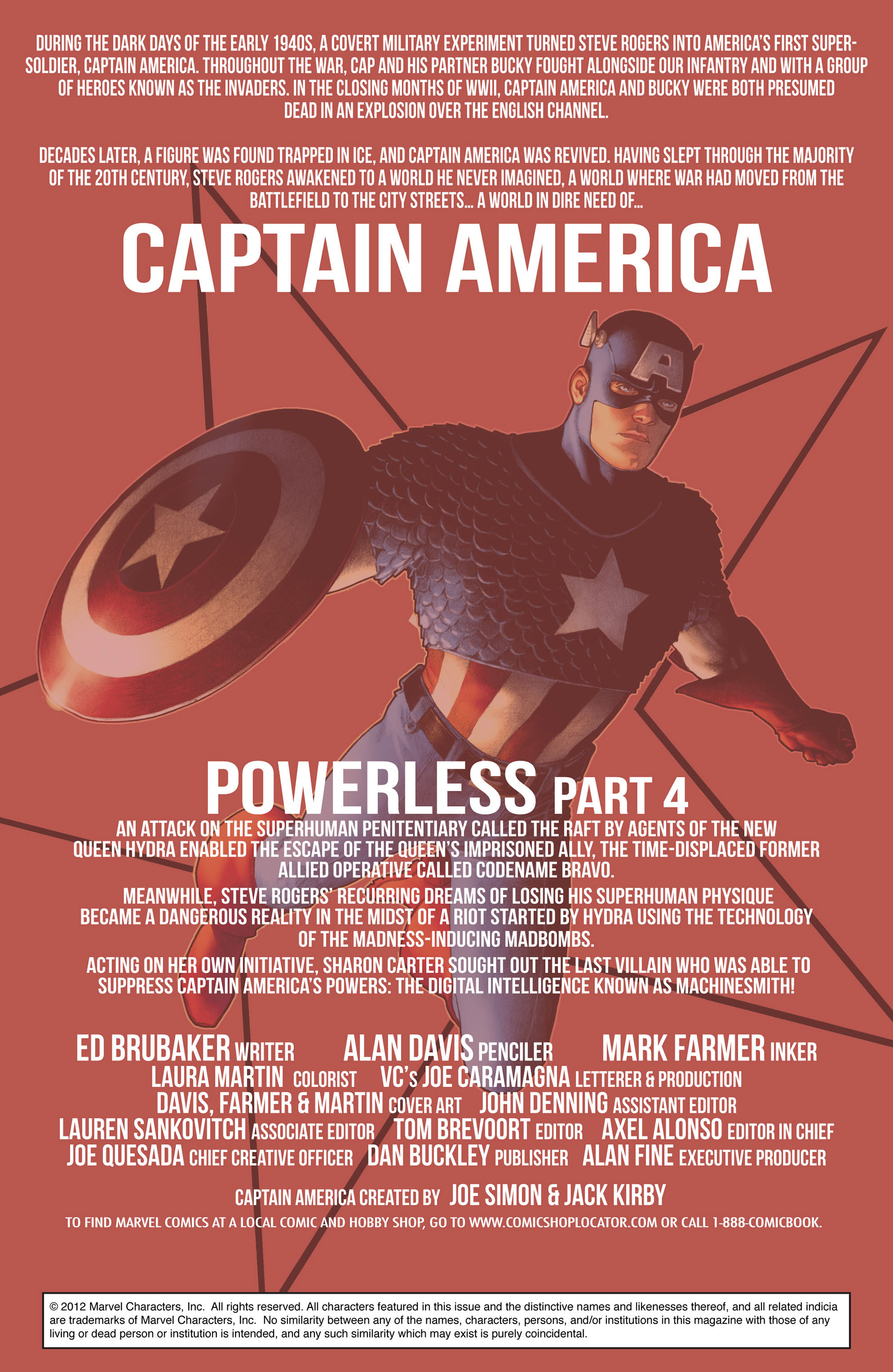 Read online Captain America (2011) comic -  Issue #9 - 2