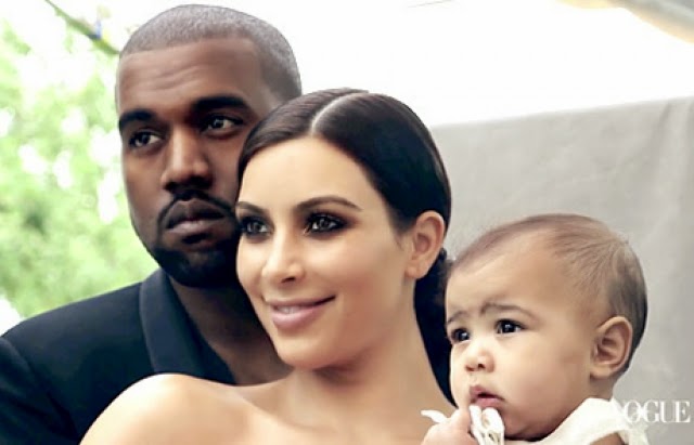 Kanye na Kim K watumia zaidi ya milioni 830 kukodi mtoto anaefanana na North West