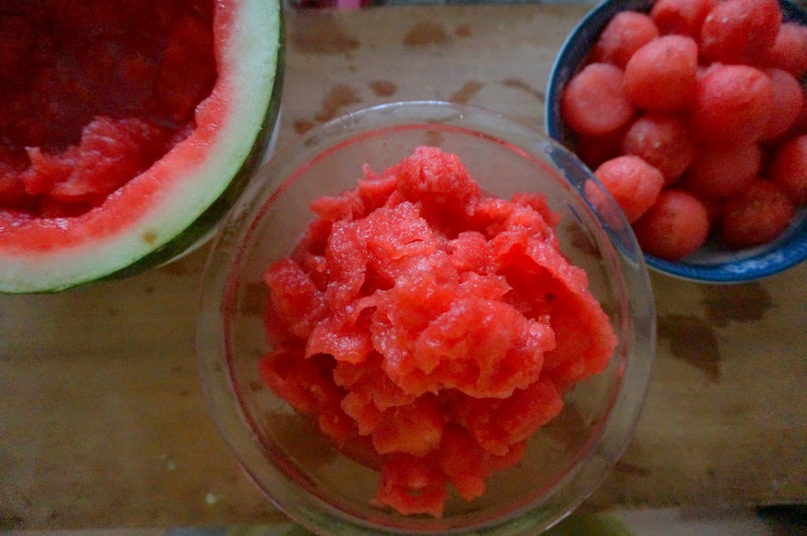 Korean Spicy Watermelon Noodles Soobak Naengmyun (수박냉면)