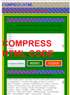 COMPRESS HTML 