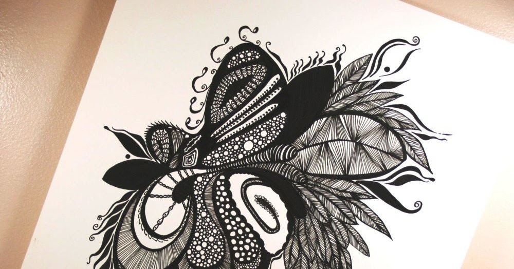 abstract art black and white ~ art project ideas and craft ideas