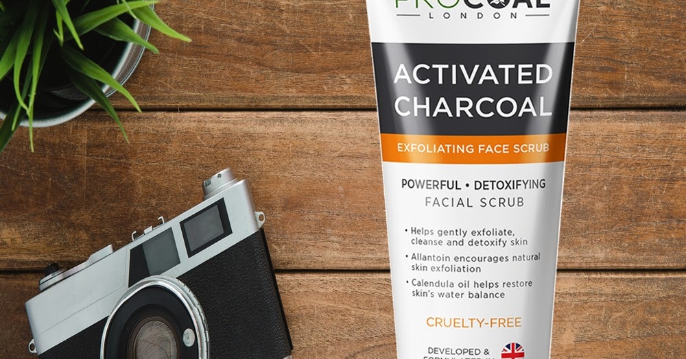 Procoal Activated Charcoal Exfoliating Face Scrub.