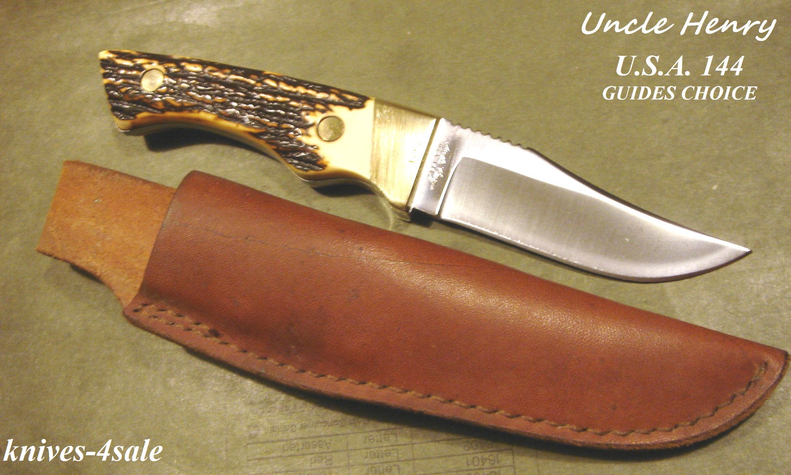 knives4sale Schrade Uncle Henry USA 144 Hunting Knife