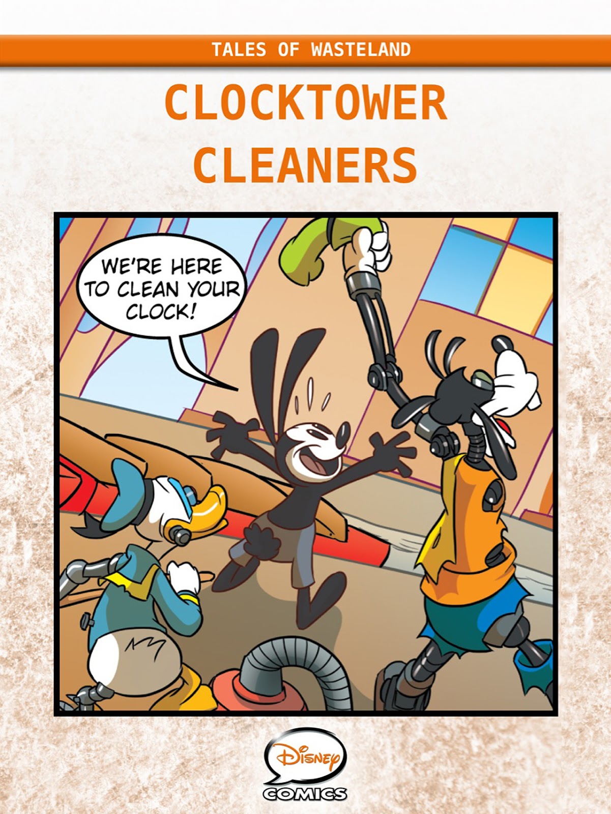 Epic Mickey: Tales of the Wasteland issue Cocktower Cleaners - Page 1