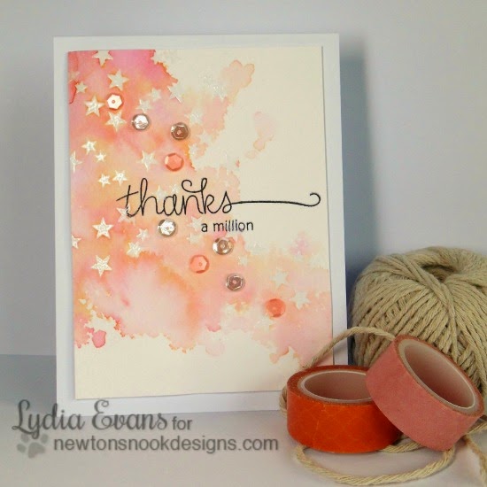 Thanks a Million card by Lydia Evans | Stamps by Newton's Nook Designs