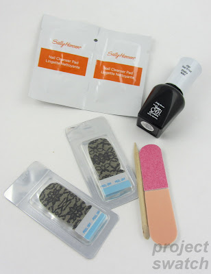Sally Hansen Insta-gel nail strips - contents