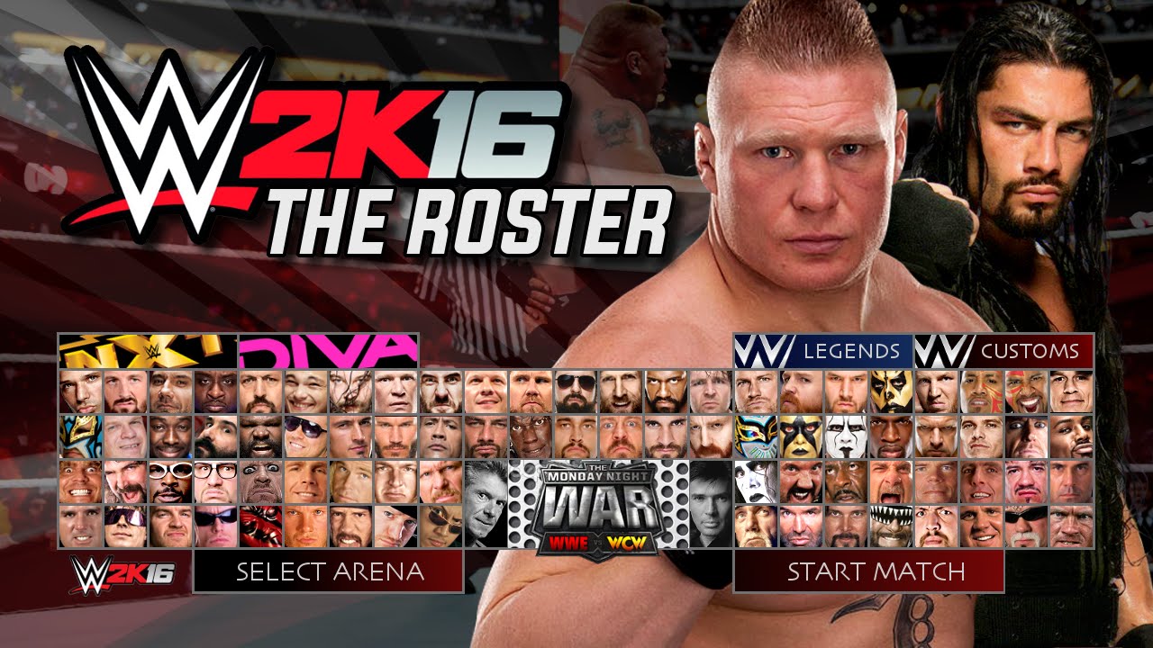 عرض جديد للعبة المصارعة Wwe 2k16 G4 Arab Players