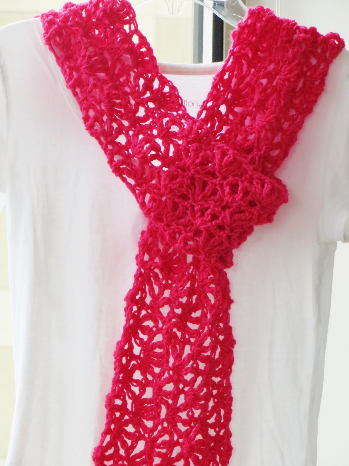 For the Love of Crochet Along: Alana Lacy Scarf, Free Crochet Pattern