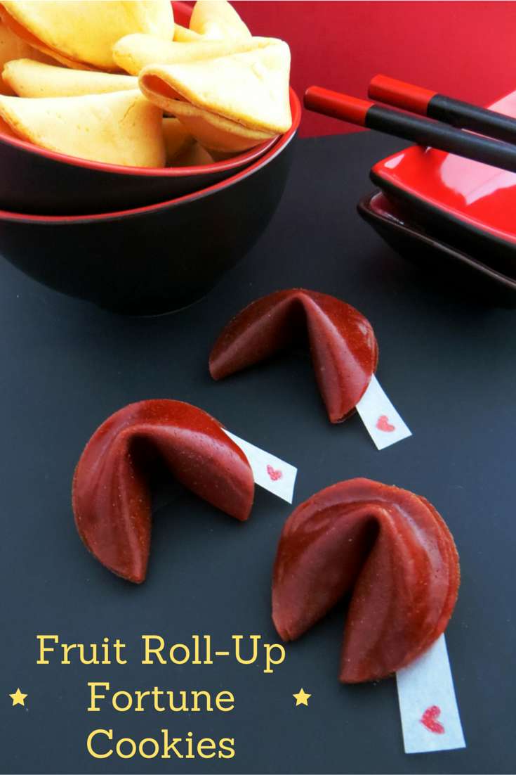 Fruit Roll-Up Fortune Cookies – Valentine Day Treat