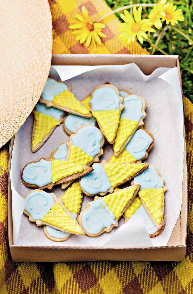 Easy Food Recipes and Cooking Ice Cream Biscuits