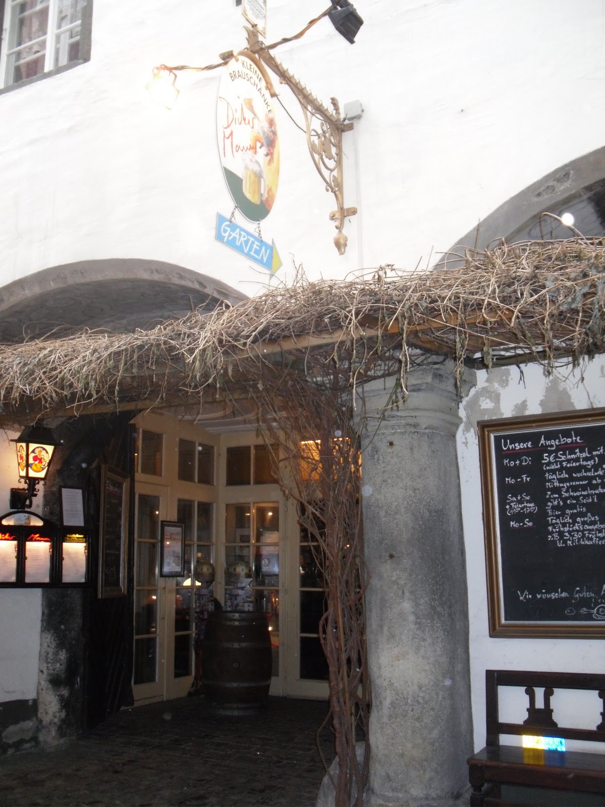 Culinary Adventures in Europe Restaurant Dicker Mann, Regensburg