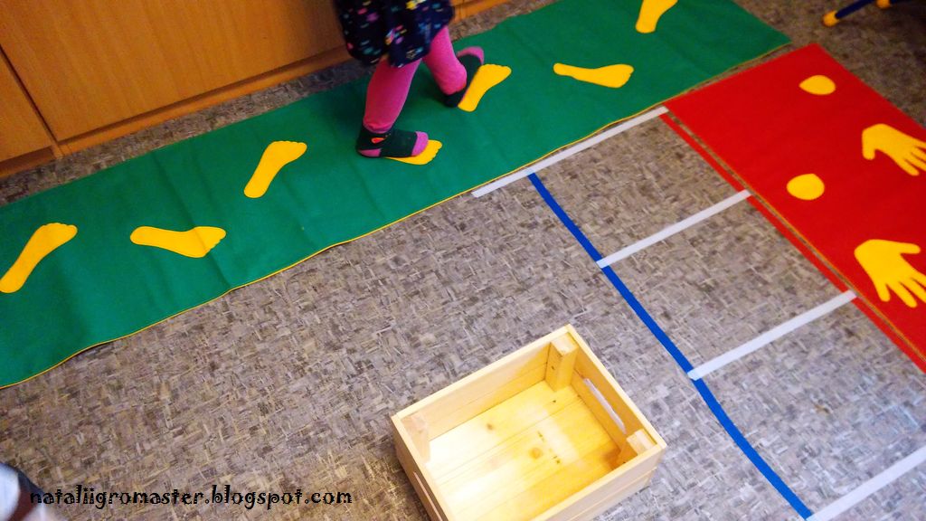 полоса препятствий для детей дома