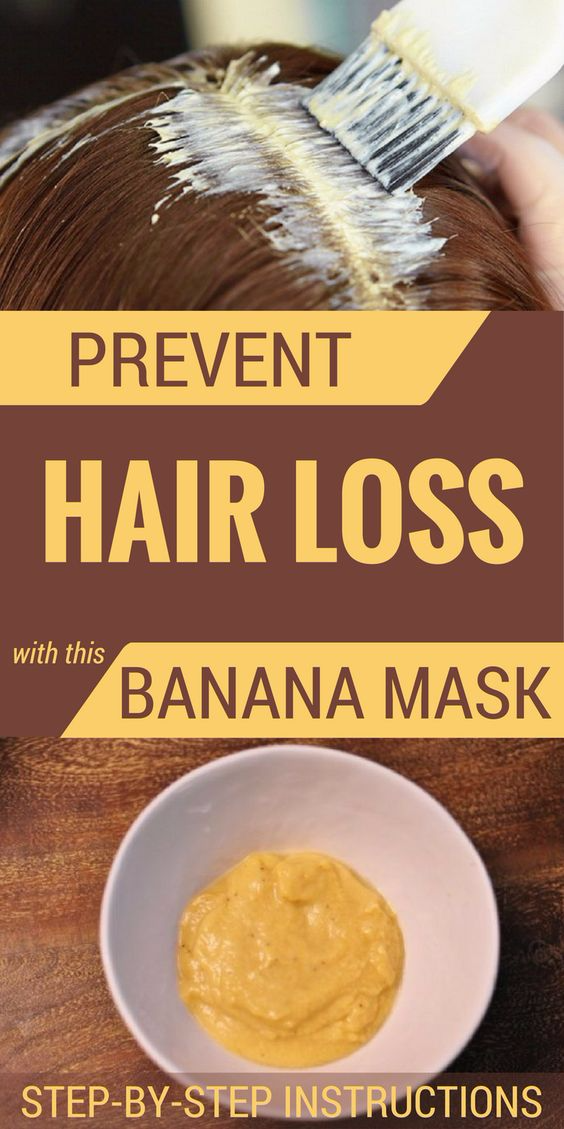 PREVENT HAIR LOSS WITH THIS BANANA MASK. STEPBYSTEP INSTRUCTIONS
