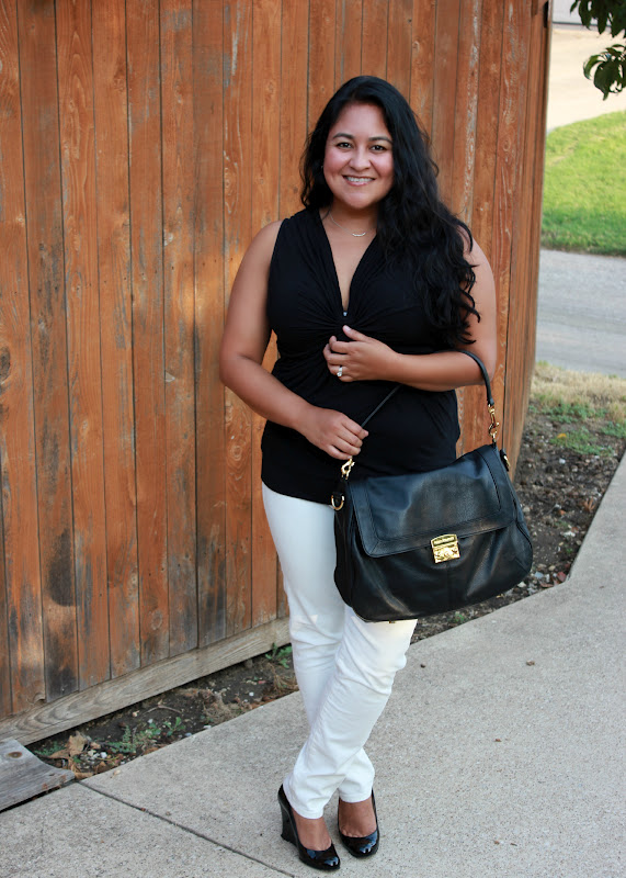 Scorching Style: Casual Friday: Black and Vintage Ivory