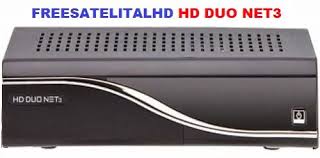 Atualizacao do receptor Freesatelital HD Duo Net 3 Black Metalico v