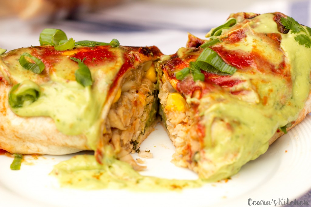 White Bean and Avocado Baked Burritos Nothing But Food