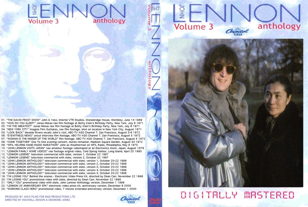 beatlesbootlegcollection Lennon Anthology Volume Three