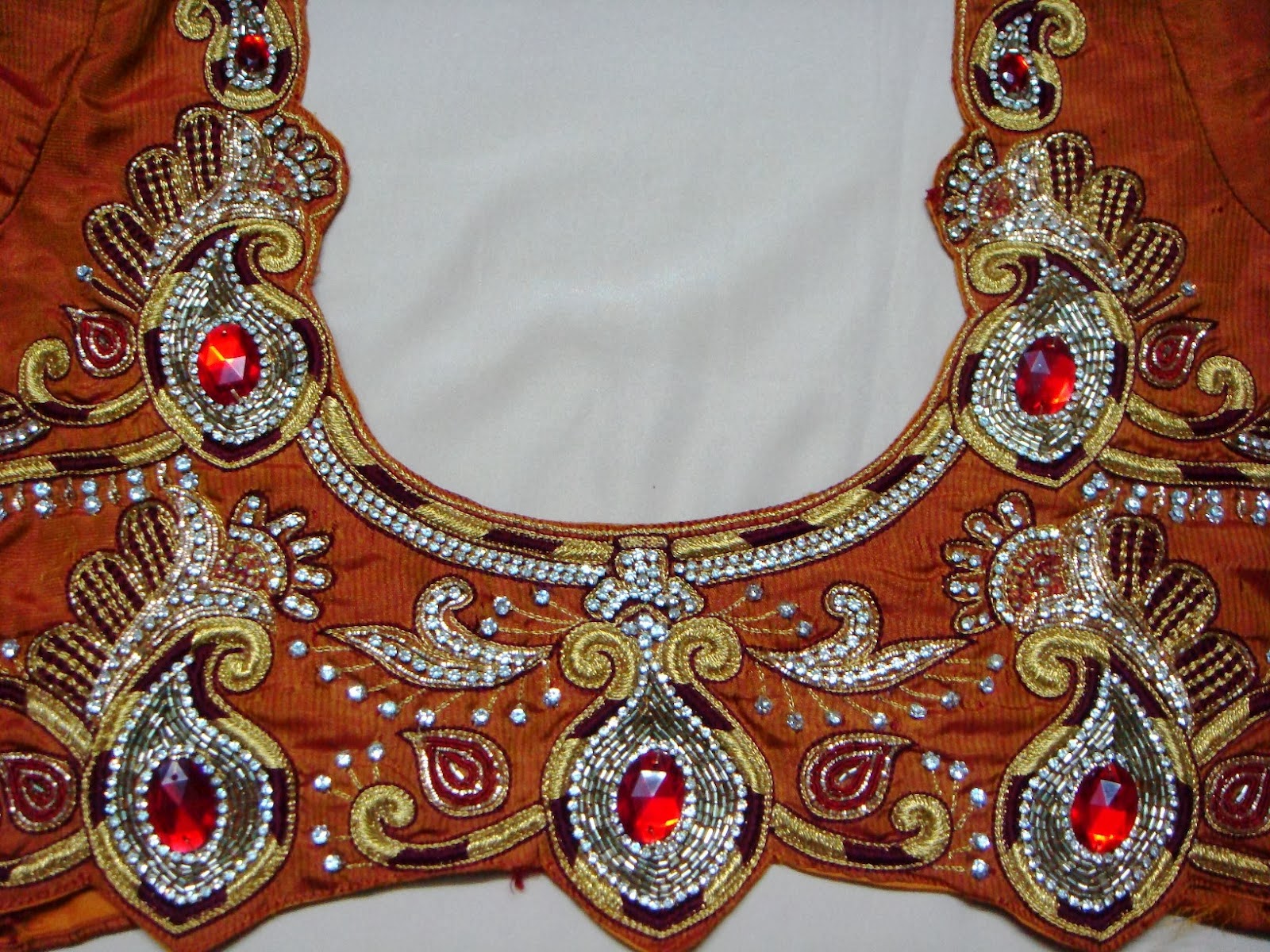 Lakshmi Boutique Hand Embroidery (Maggam Work) Blouse